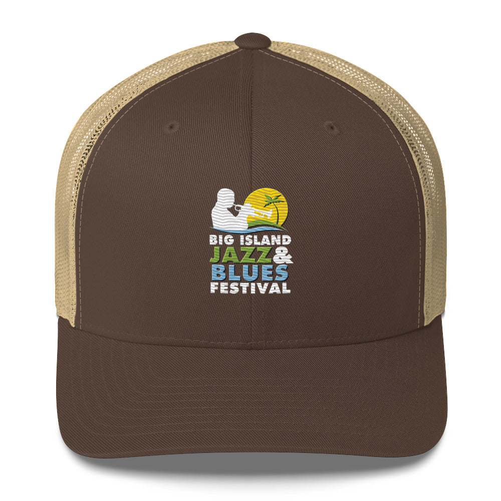 Big Island Jazz and Blues Festival 2024 - Dark Trucker Cap