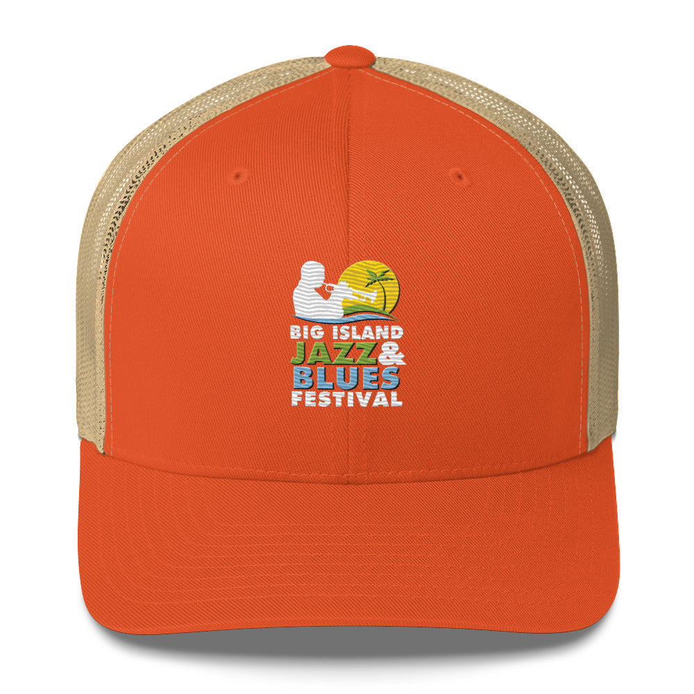 Big Island Jazz and Blues Festival 2024 - Dark Trucker Cap