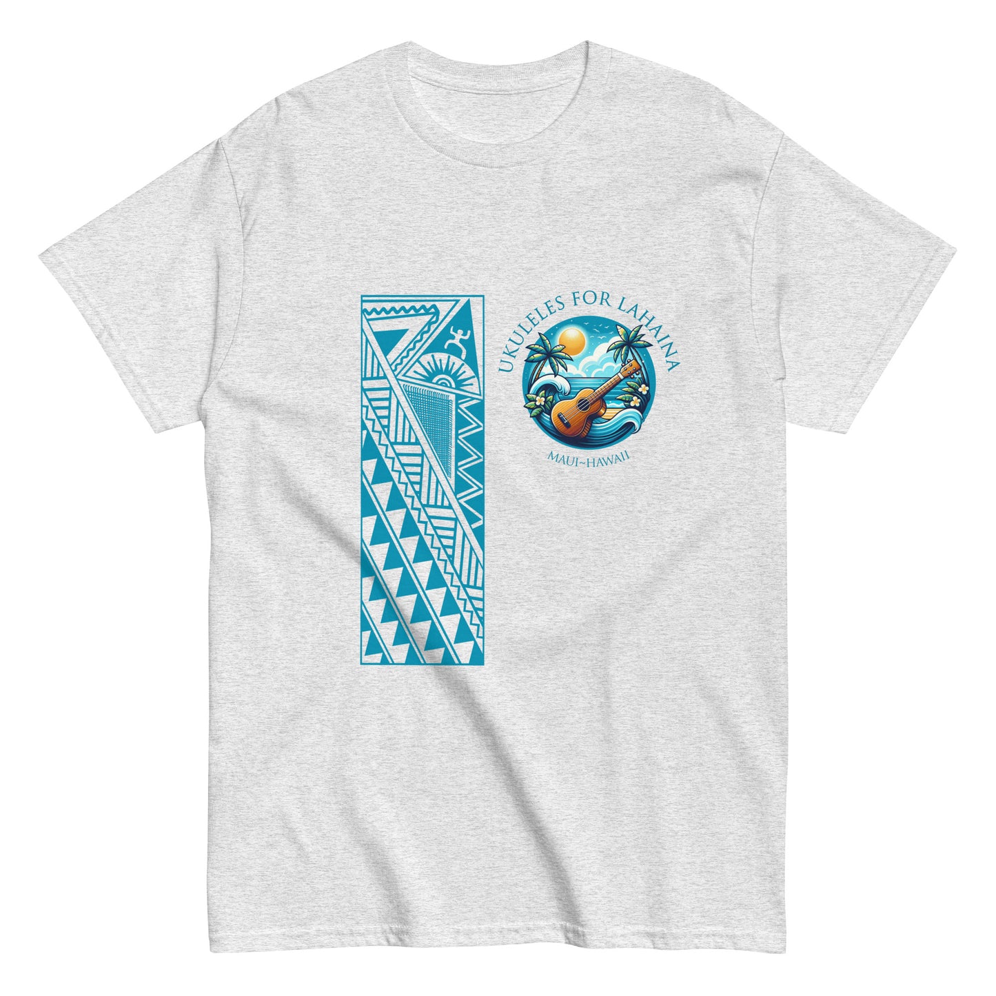 Ukuleles For Lahaina - Unisex Tee (Light)