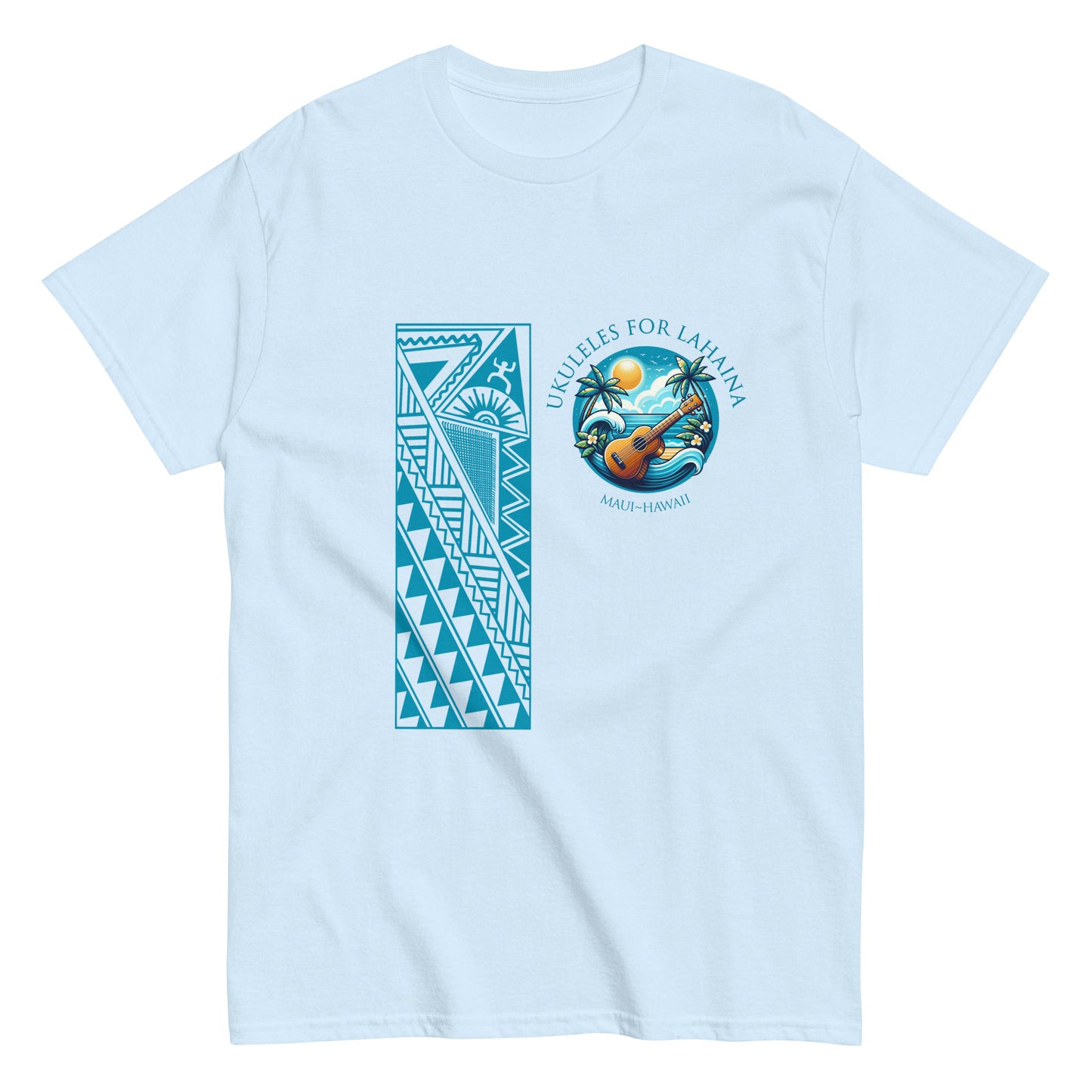 Ukuleles For Lahaina - Unisex Tee (Light)