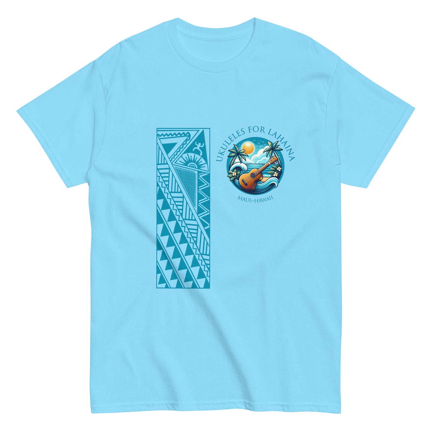 Ukuleles For Lahaina - Unisex Tee (Light)